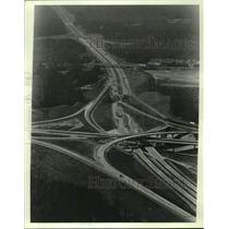 1981 Press Photo Interstate Highway Interchange, I-65 & I-459 at Hoover, Alabama