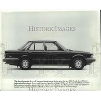 1982 Press Photo Honda Accord 4-Door Sedan automobile - mjc41370