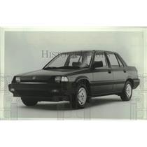 1984 Press Photo Honda Civic four-door sedan, automobile, foreign - mjc41374