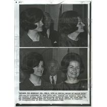 1966 Press Photo Mrs Lyndon Johnson And Daughter - RRW48421