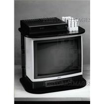 1993 Press Photo Televisions Hold Swivel Base Top Shelf - RRW75929