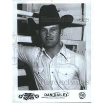 1982 Press Photo All Around Champion Cowboy Dan Dailey