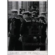 1967 Press Photo Konrad Adenauer Memorial Mass Navy - RRX70949