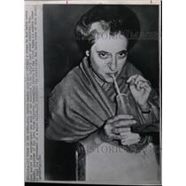 1966 Press Photo Mrs Indira Gandhi New Delhi Prime Next - RRW12559