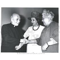 1965 Press Photo Bishop Peter Kaleva Anne Rychhik Clara