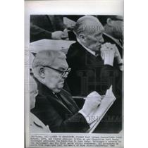 1966 Press Photo Bundestag Kiesinger Address Listeners - RRX47871