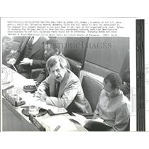 1972 Press Photo Senator Gale McGee DWyo US Delegation