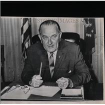 1966 Press Photo Lyndon Baines Johnson Surgery - RRW57489