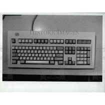 1993 Press Photo Computer Keyboard One Print Program - RRW89401