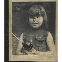 1973 Press Photo Child/Fishing/South Dakota - RRW38825