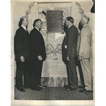 1931 Press Photo George Wormser Gessing Rosenwald Guy Cushing Chicago Rotary
