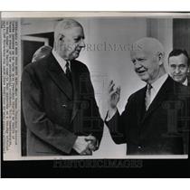 1964 Press Photo When Presidents meet
