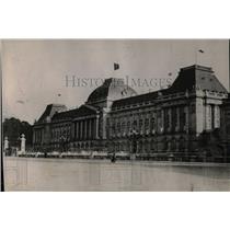 1919 Press Photo President Wilson Belgium Royal Palace - RRX79461