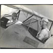 1942 Press Photo Pilots Otis Beard and Charlie Rees - RRX84805