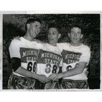 1959 Press Photo Crawford Kennedy Michigan Athlete - RRX43059