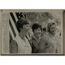 1969 Press Photo Wives Apollo Astronaut Appearance - RRX53755