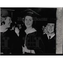1966 Press Photo Lynda Bird Johnson Graduation Ceremony