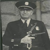 1933 Press Photo Capt. Frank Campbell Police