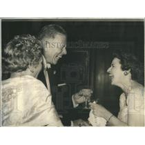 1959 Press Photo Defense Sec. Neil H. McElroy & Mrs. Roy Rubottom - RSC75333