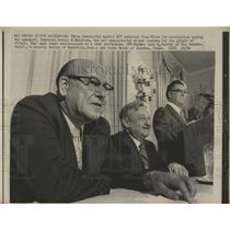 1972 Press Photo Democratic Mayors Tell Nixon Support
