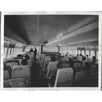 1959 Press Photo Airplane Pan American Movies Length - RRW51957