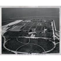 1967 Press Photo Aerial View Filtration plant Airway - RRW66423