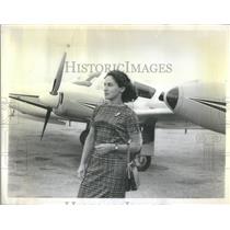 1963 Press Photo Mrs. Russman, Licensed plane pilot - RSC66155