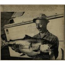 1973 Press Photo Harry Steiner Wins Salmon Derby