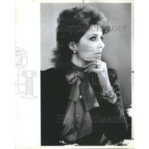 1984 Press Photo Cristina DeLorean American Actress & Model - RSC70635
