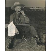 1941 Press Photo Thurman Randle Texas Sharpshooter National Rifle Meet