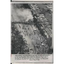 1972 Press Photo Cloud of gas at the Republican National  Convention