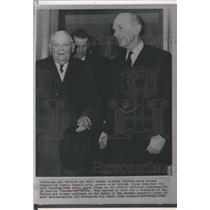 1964 Press Photo West German Chancellor Ludwig Erhard Alec Douglas