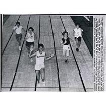 1961 Press Photo Wilma Rudolph, Olympic Track Star