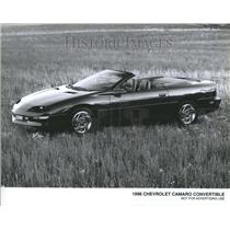 1996 Press Photo Chevrolet Camaro Convertible
