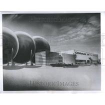 1955 Press Photo Domesticated Cyclone Wind Tunnel