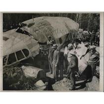 1939 Press Photo Stratoliner Crash, F. Glass, F. Caldwell, T. Hardin, P. Salzman