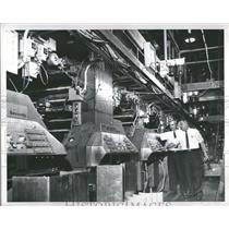 1963 Press Photo Detroit News Times Square Plant