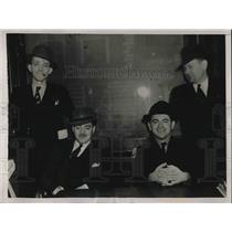 1939 Press Photo Detectives OF Osborne & Jack Bryant Nab Mysterious Caller