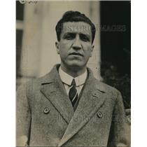 1924 Press Photo Senor Manuel Alvarez del Costello, Envoy to USA - nez02981