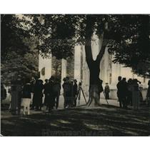 1922 Press Photo Visitors at White House for President Harding - neb65615