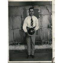 1926 Press Photo Edward Struntz, Champion NY Photo Engravers Bowling League