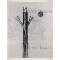 1938 Press Photo The interior of coaxial cable