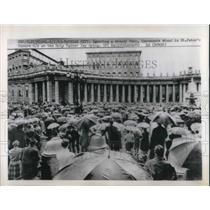1968 Press Photo Vatican City St Peter's Square Rome