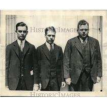 1926 Press Photo Greely Sturdivant Jr, Russell Lee Post & Albert Wells testifies