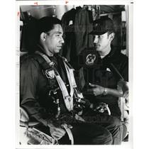 1981 Press Photo Sgt. Jim Goodman Leon Bibb Thunderbirds
