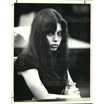 1982 Press Photo Teresa M. Bickerstaff looking dejected during a trial