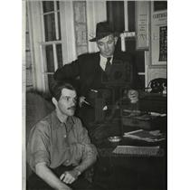 1941 Press Photo Dwight Thorne and Sheriff W.A. Hyffle