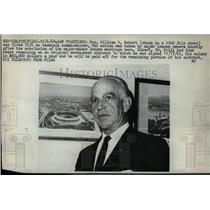 1968 Press Photo Gen William D. Eckert fired as Baseball Commissioner