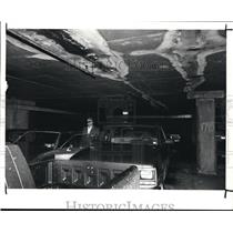 1990 Press Photo The deterioration of the Willard Park Garage