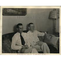 1929 Press Photo of Forrest O'Brine and Dale Jackson.